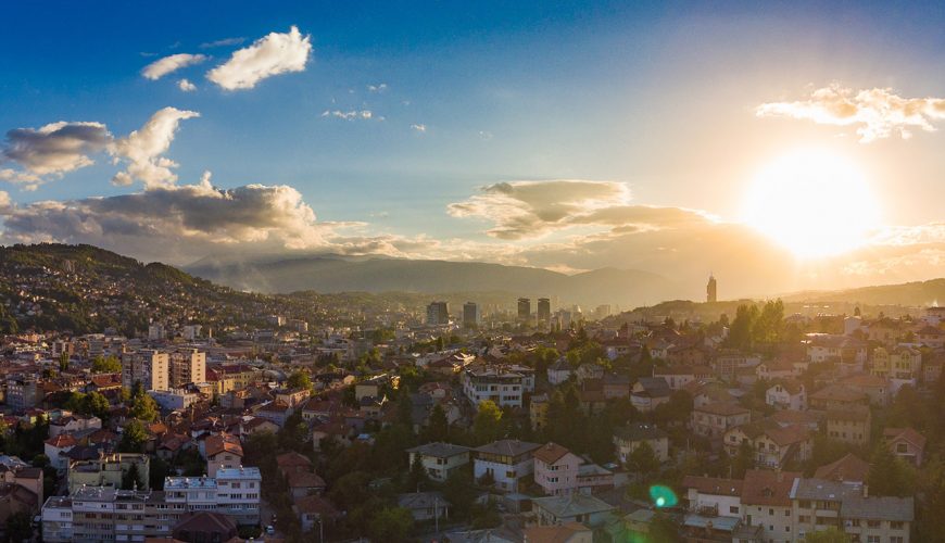 sarajevo bosnia bosnie panorama