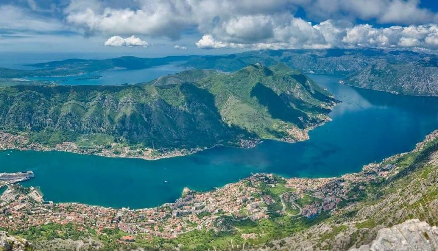 Boka Kotor baai actieve vakantie in Montenegro
